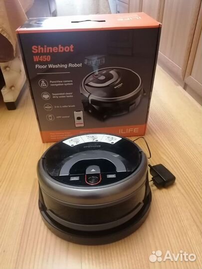 Моющий робот-пылесос iLife W450