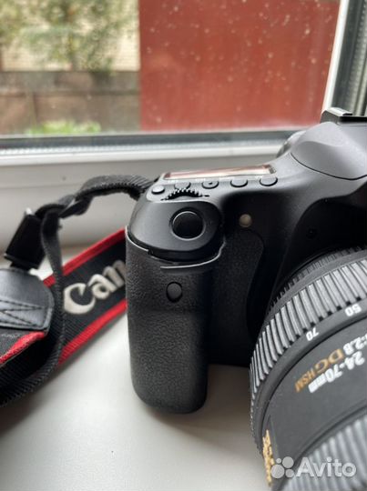 Фотоаппарат canon 60d body + объектив sigma 24-70