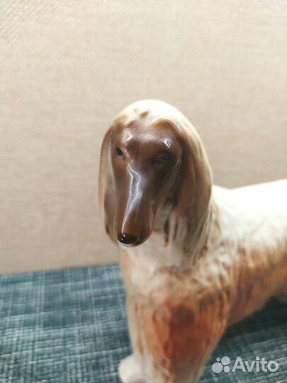 Статуэтка собака афганская борзая лфз СССР