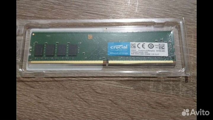 Crucial 4gb ddr4 2400 для компьютера