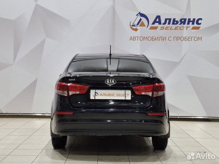 Kia Rio 1.6 AT, 2015, 124 872 км