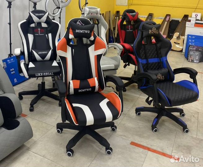 Геймерское кресло с массажем