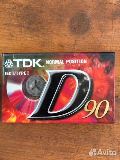 Аудиокассета TDK D90