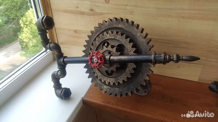 Светильник настенный в стиле steampunk, loft