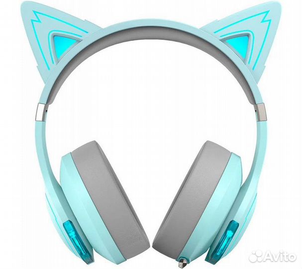 Компьютерная гарнитура Edifier G5BT Cat голубой/се