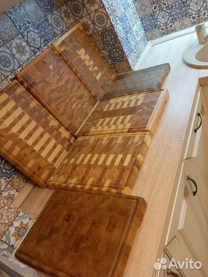 Доска кухонная из дуба и ясеня