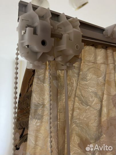 Штора на карнизе 160 см