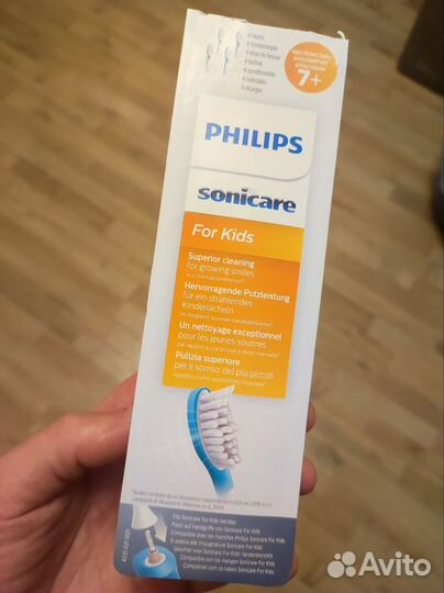 Новые насадки philips sonicare kids