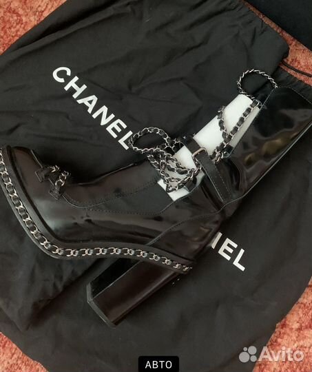 Ботинки chanel 38 оригинал