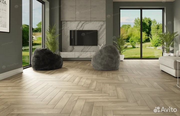 Alpine Floor Parquet Premium Дуб Натуральный Отбел