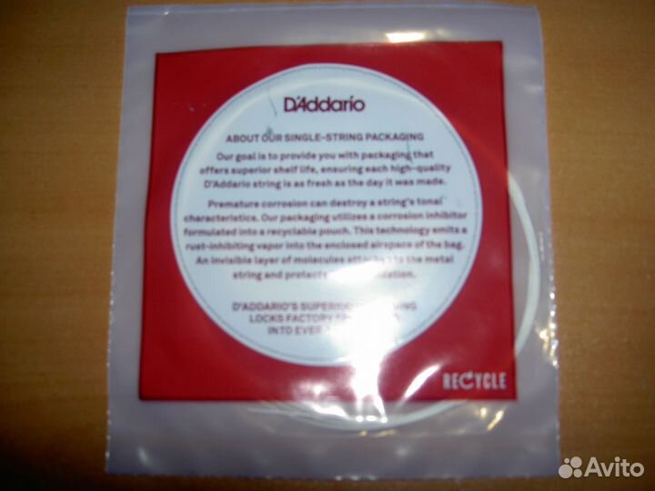 Струна 4я D'addario j2704