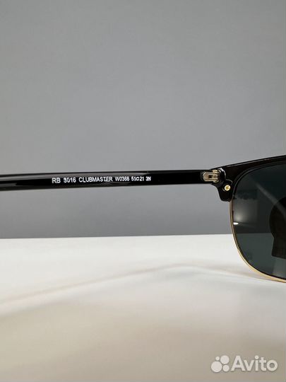 Очки ray ban clubmaster солнцезащитные