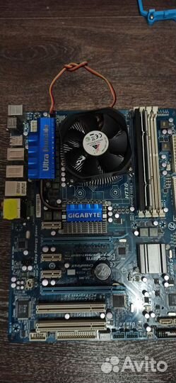 Материнская плата с процессором amd x4 + операти