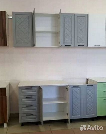 Кухня Агава Антрацит 1,6м