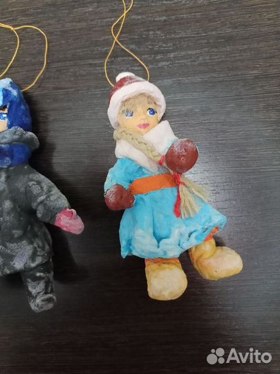 Елочные игрушки ручной работы