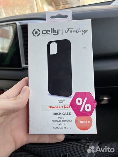 Чехол Celly Feeling soft touch на iPhone 13