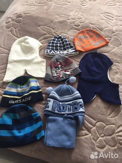 Демисезонные и зимние шапки для мальчиков