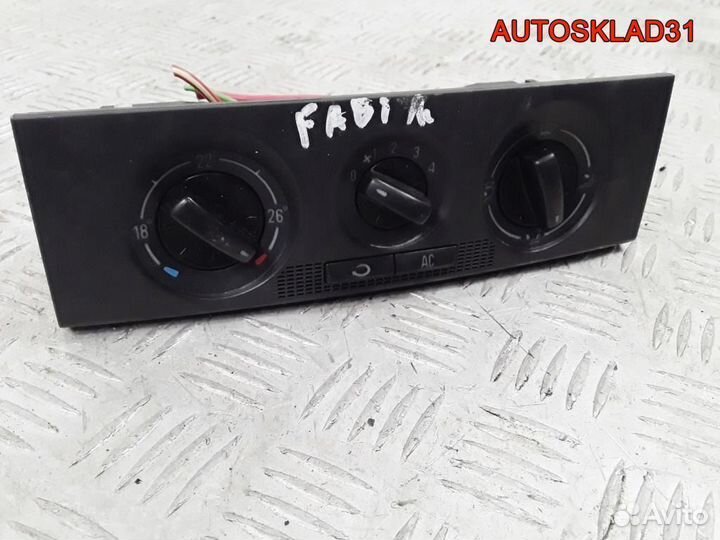 Блок управления отопителем Skoda Fabia 6Y0820045C