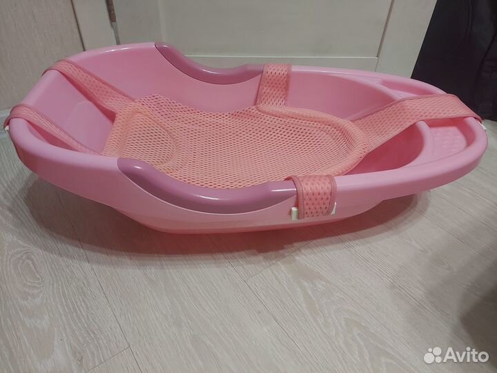 Детская ванночка+гамак+термометр для воды