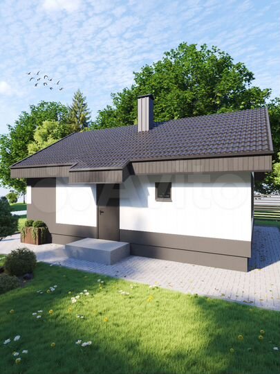 Коттедж 60 м² на участке 8 сот.