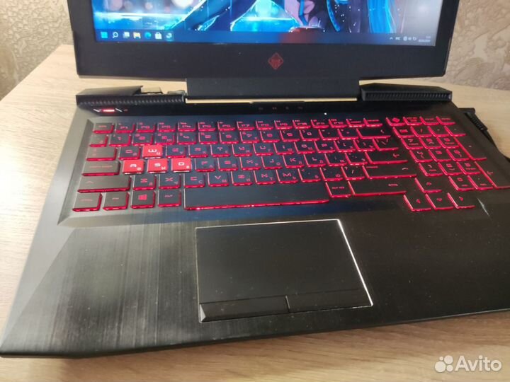 Отличный игровой hp omen/i5/1050/ssd/1tb/свет клав