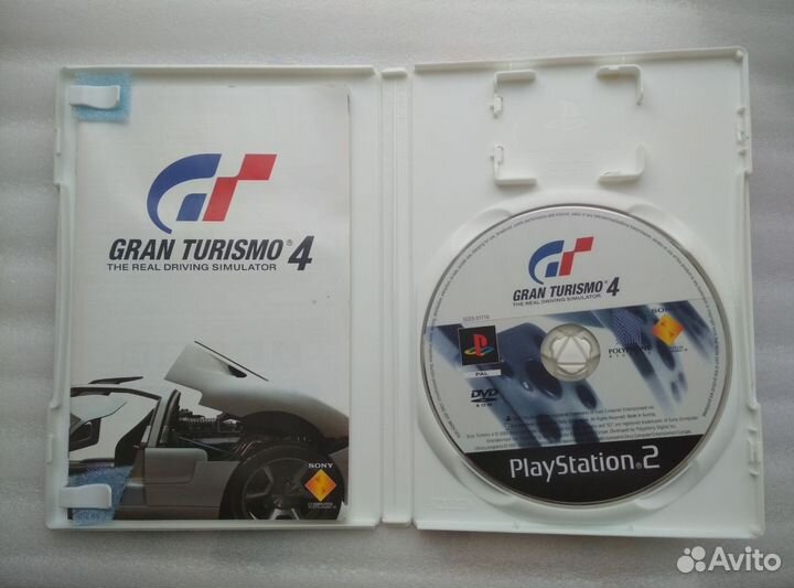 Gran Turismo 4 gt4 ps2 white box