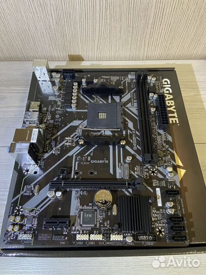 Игровой комплект b450m k + r5 5500 + gammax 300