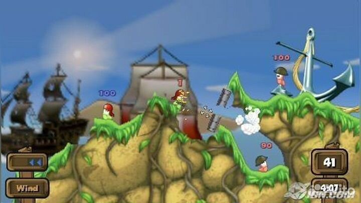 PSP Worms: Open Warfare (английская версия) б\у