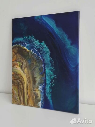 Картины флюид арт