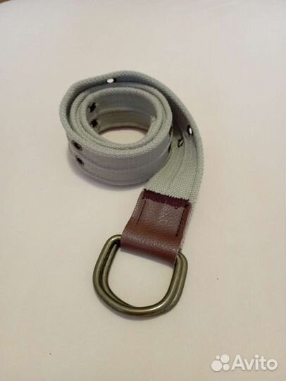 Ремень кожаный мужской и текстильный