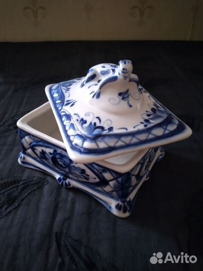 Шкатулка гжель