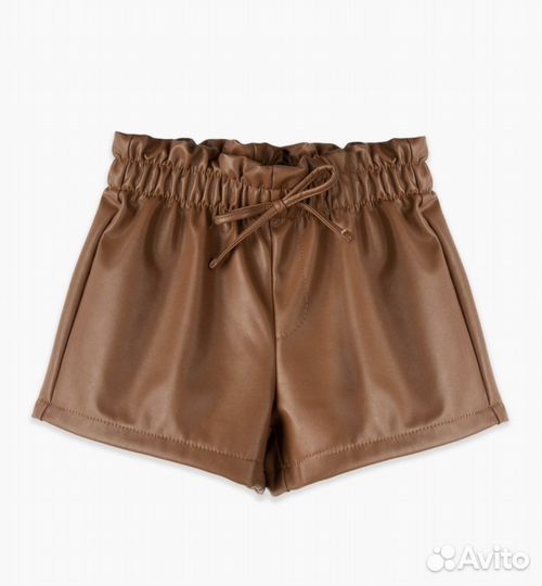 Шорты экокожа