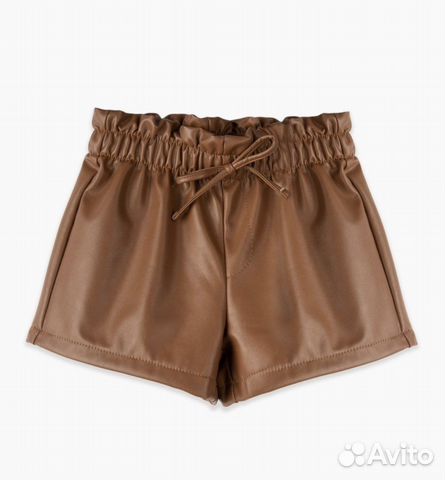 Шорты экокожа