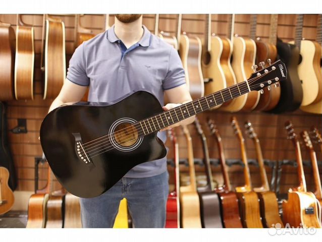 Belucci BC3810 BK черная акустическая гитара
