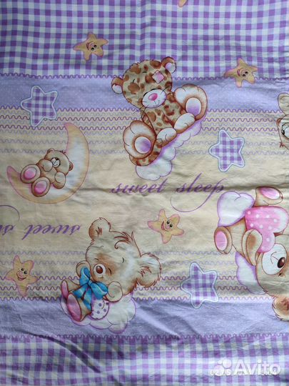 Комплект постельного белья в детскую кроватку