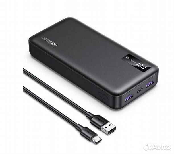 Внешний аккумулятор ugreen PB312 (25683) 20000mAh