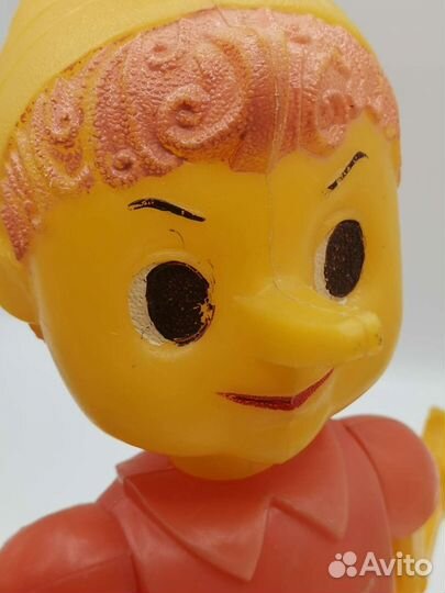 Кукла Игрушка Буратино Детская Пластмасса СССР