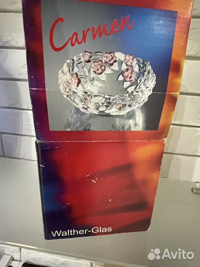 Вазочки конфетницы walther-Glas Германия новые