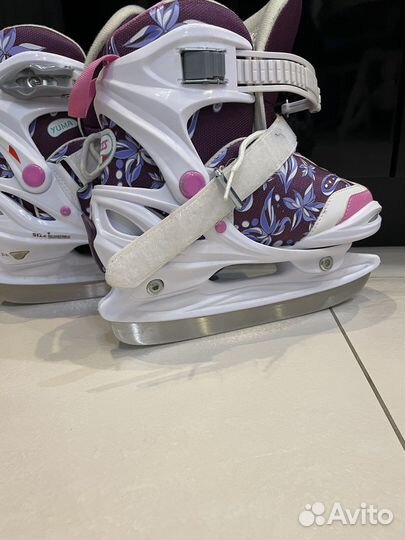 Коньки раздвижные для девочки