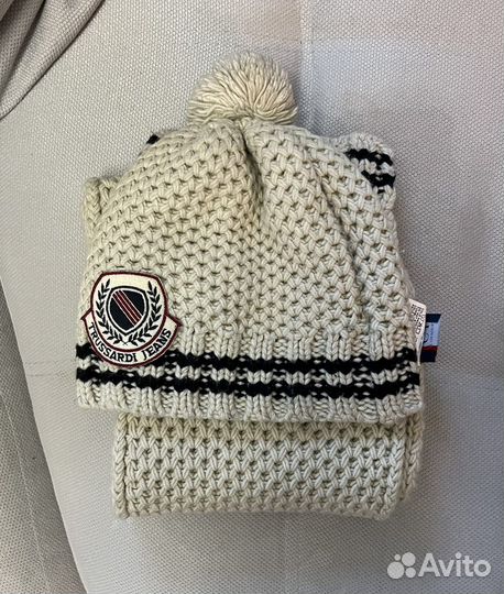 Шапка и шарф Trussardi Jeans оригинал