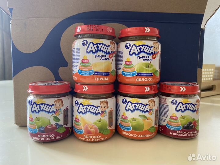Детское фруктовое пюре