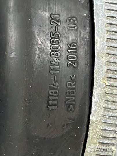 Патрубок воздушного фильтра передний Ваз Kalina