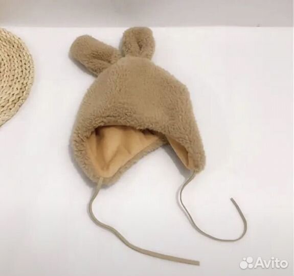 Шапка с ушками зайца