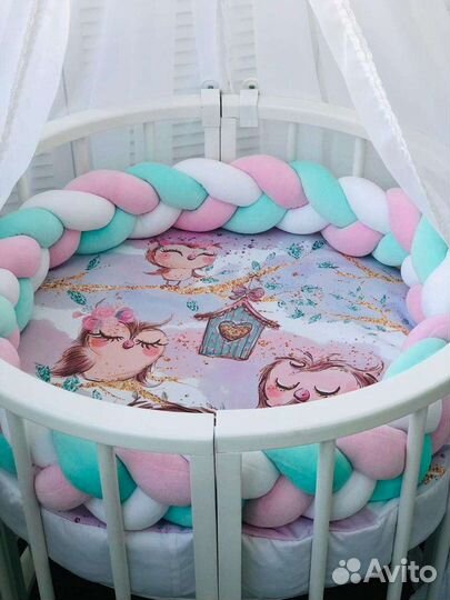 Бортик косичка