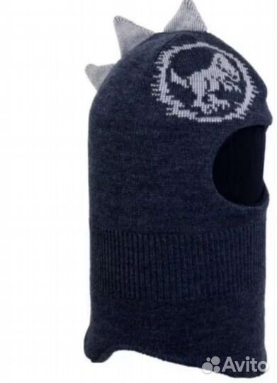 Шапка шлем для мальчика 46 48 зимний