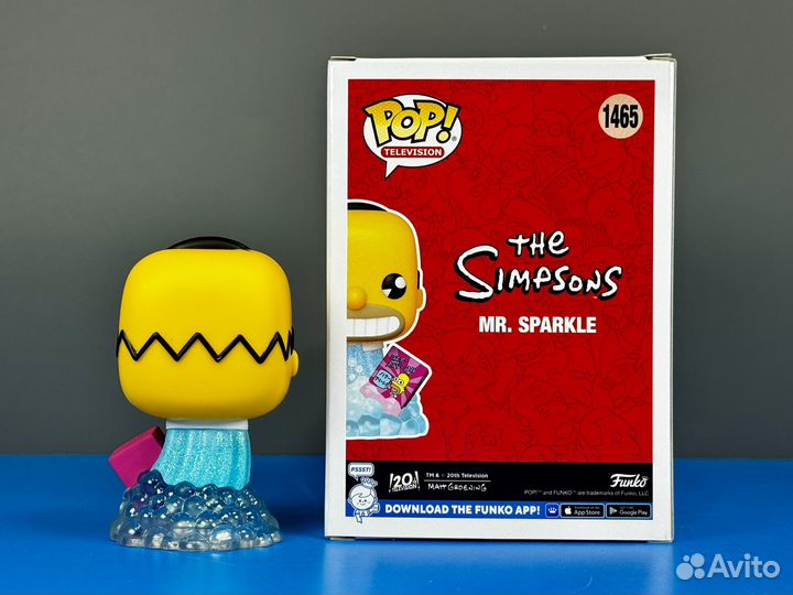 Funko Pop 1465 Mr. Sparkle The Simpsons Diamond SE