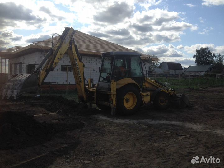 Услуги Экскаватора-Погрузчика NEW Holland
