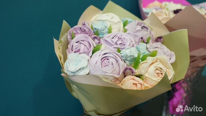 Зефирные цветы