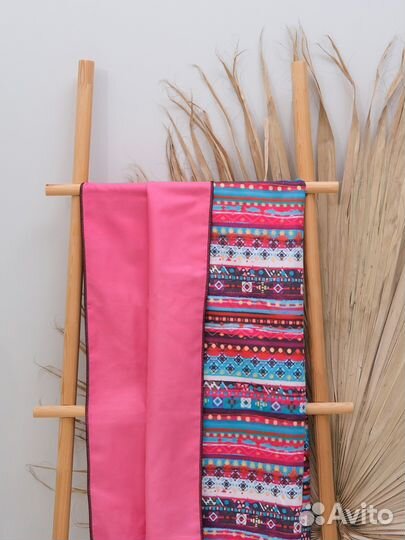 Большое пляжное полотенце супер впитывающее