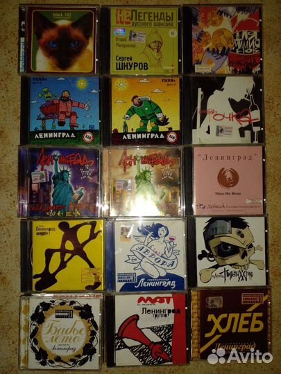 Музыка на cd 12шт